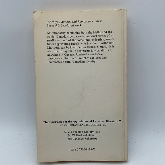 Sunshine Sketches of a Little Town by Stephen Leacock Softcover Book Canadian - Picture 3 of 10